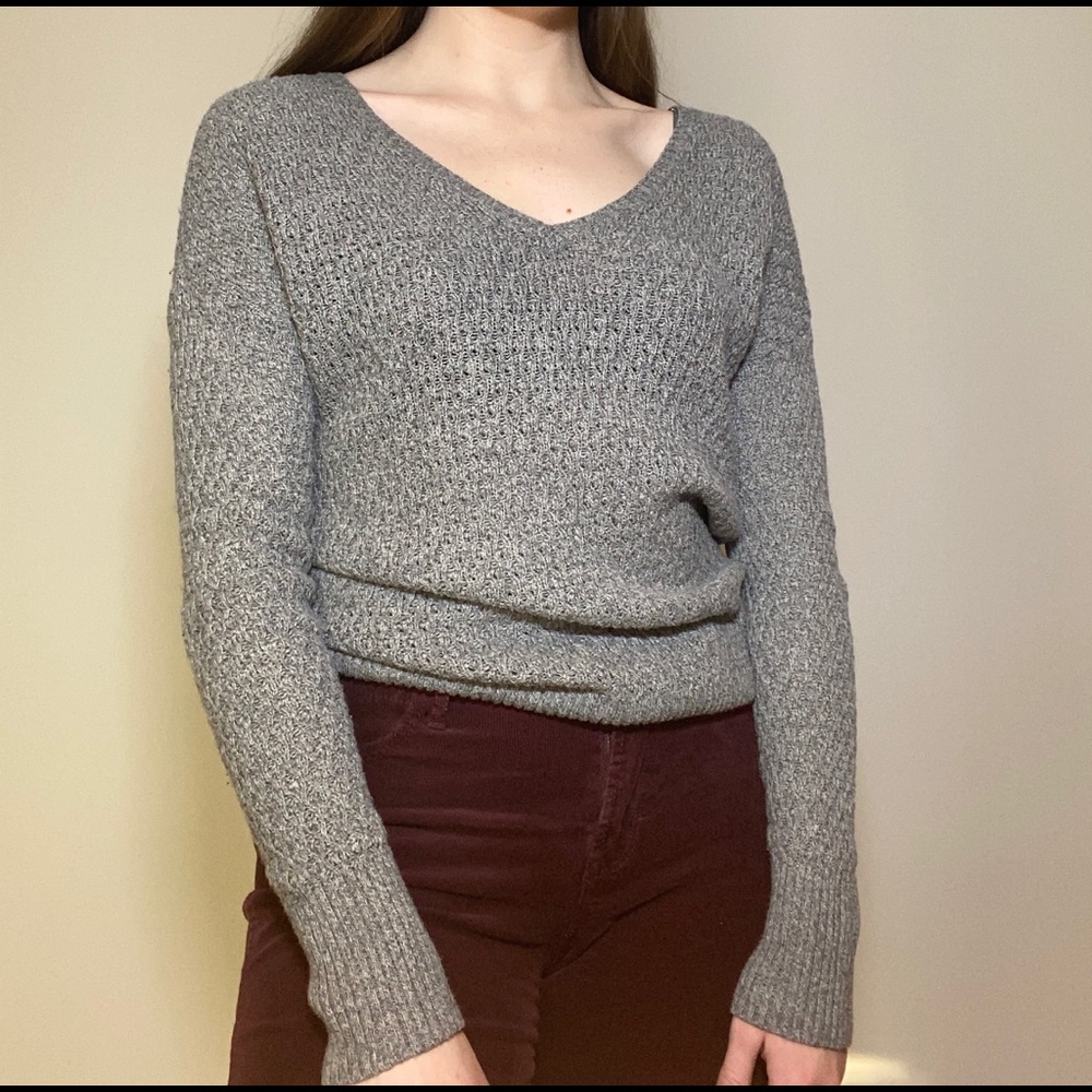 Grey American Eagle Sweater